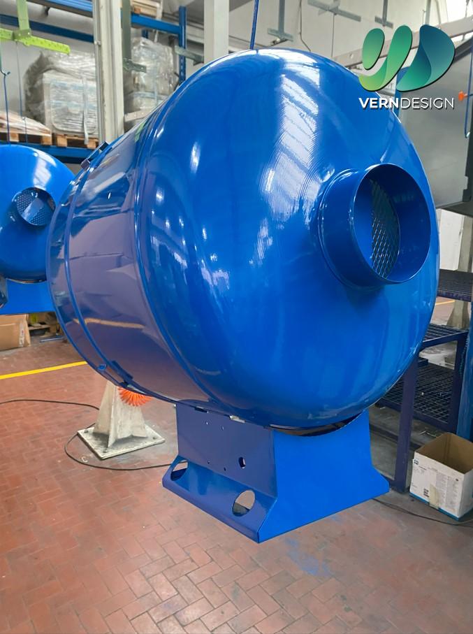 verniciatura a polvere serbatoi di stoccaggio