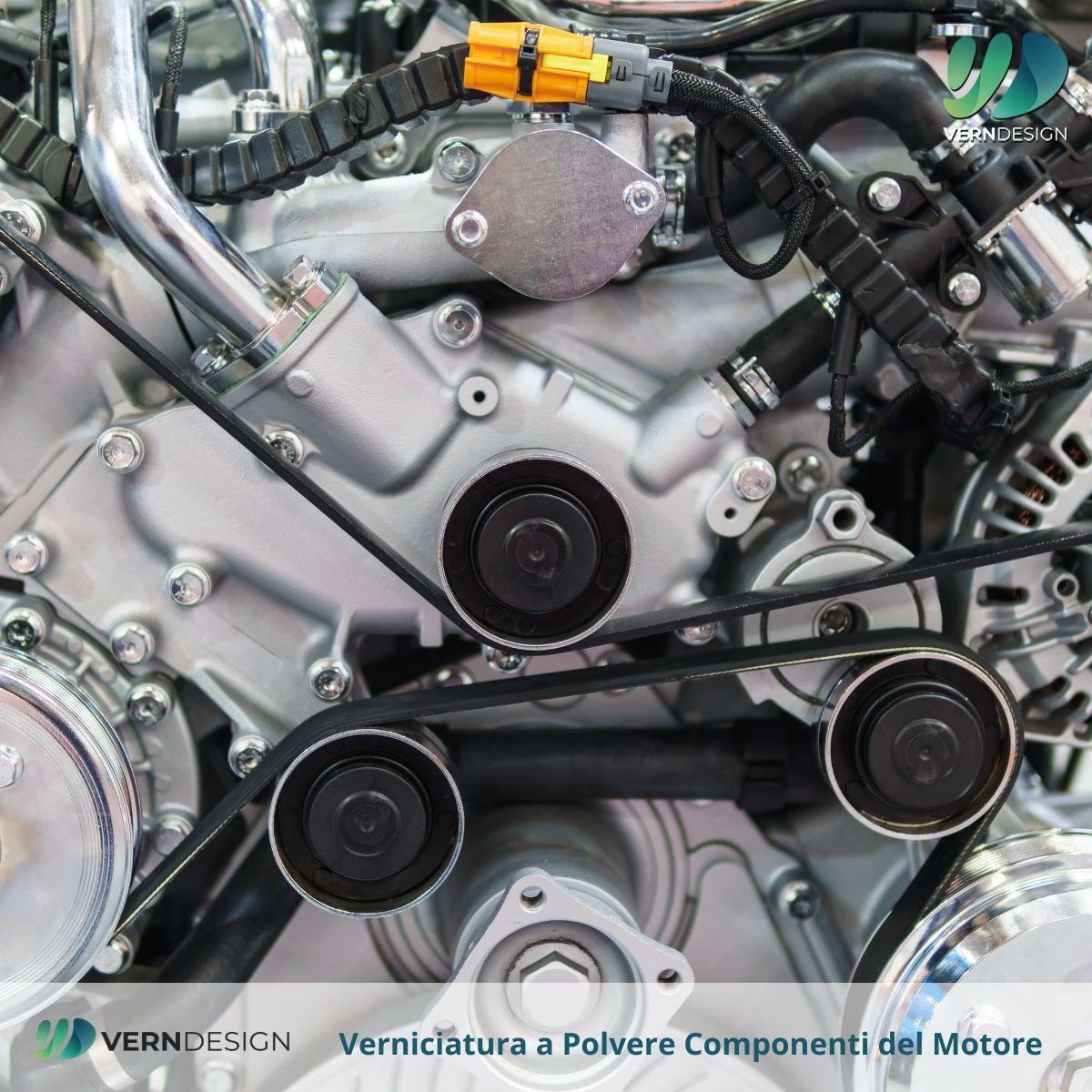 verniciatura a polvere Componenti del Motore